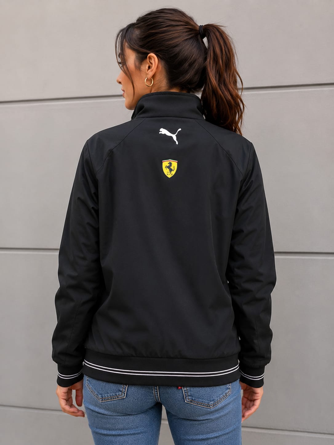 WOMEN FULL SLEEVE SOLID HOODED SWEAT SHIRT BLACK COLOUR