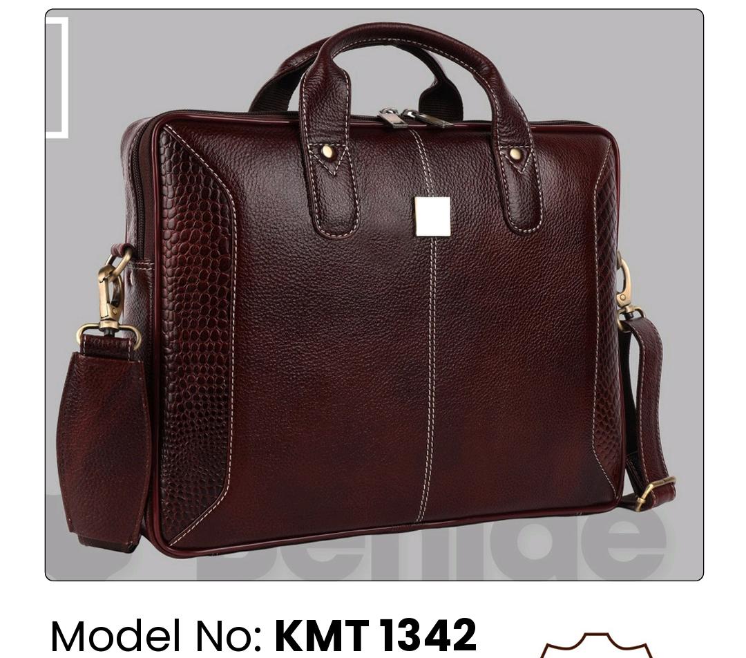 LEATHER BAG FOR OFFICE USE PREMIUM BROWN COLOUR
