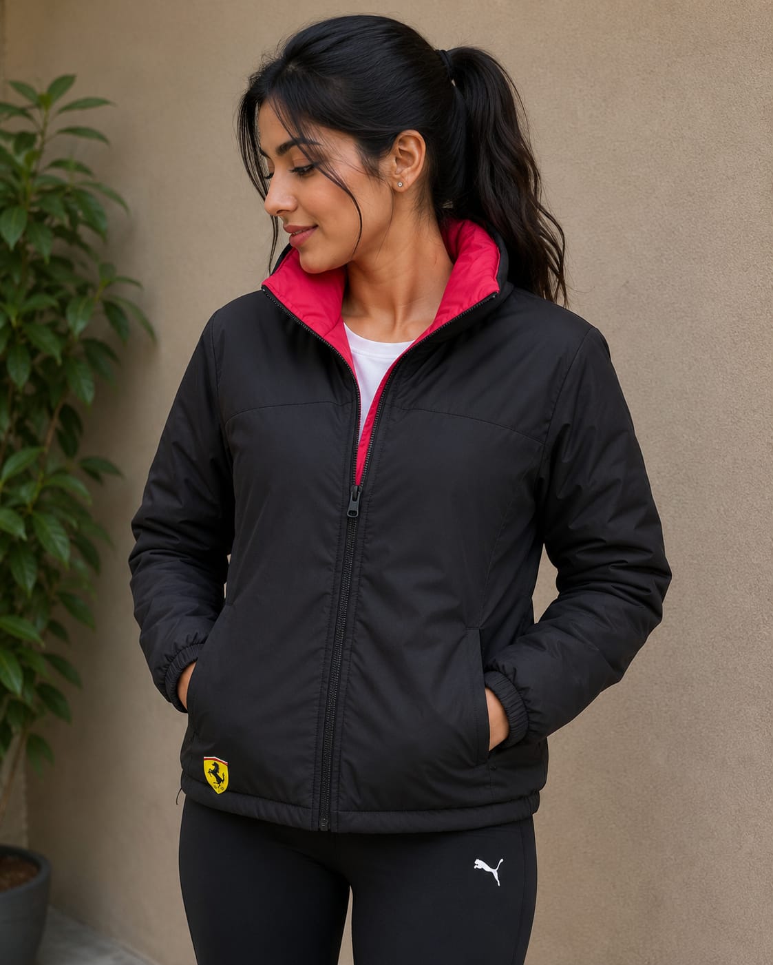 FULL SLEEVE HOODED BLACK COLOUR
