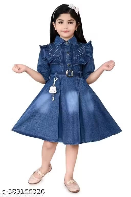 GIRLS WEAR GEN Z FROCK