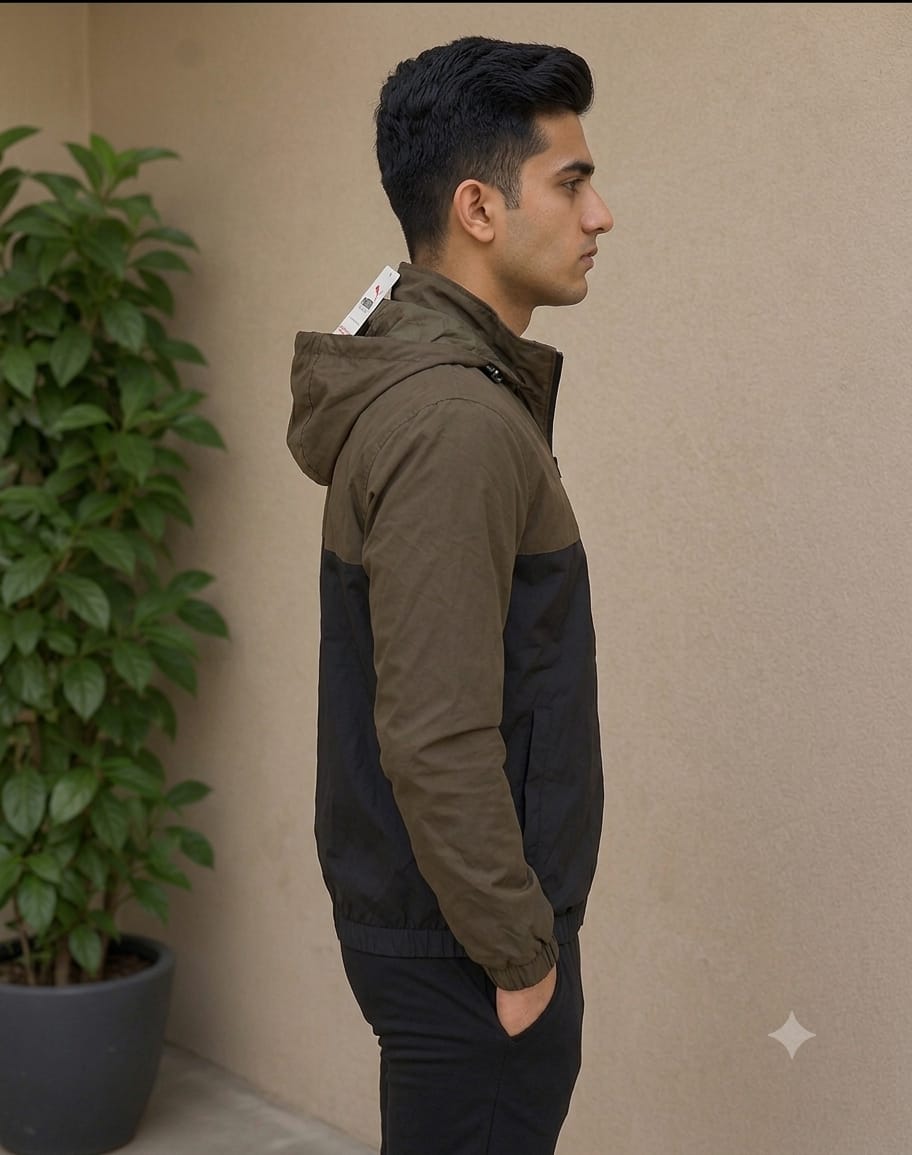 MEN FULL SLEEVE HOODIES DOUBLE COLOUR