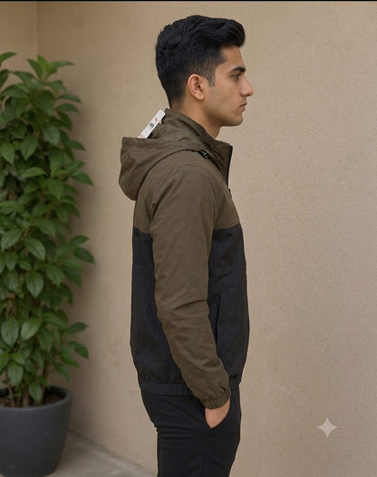MEN FULL SLEEVE HOODIES DOUBLE COLOUR