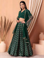 EMBROIDERED LEHENGA CHOLI SEGUNINNED DUPATA