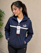 WOMEN FULL SLEEVE SOLID HOODED SWEAT SHIRT BLUE COLOUR