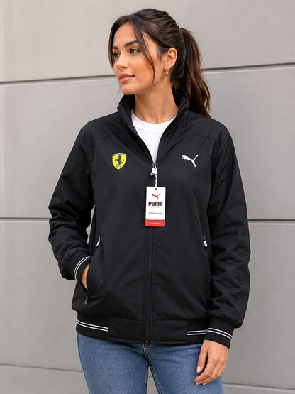 WOMEN FULL SLEEVE SOLID HOODED SWEAT SHIRT BLACK COLOUR