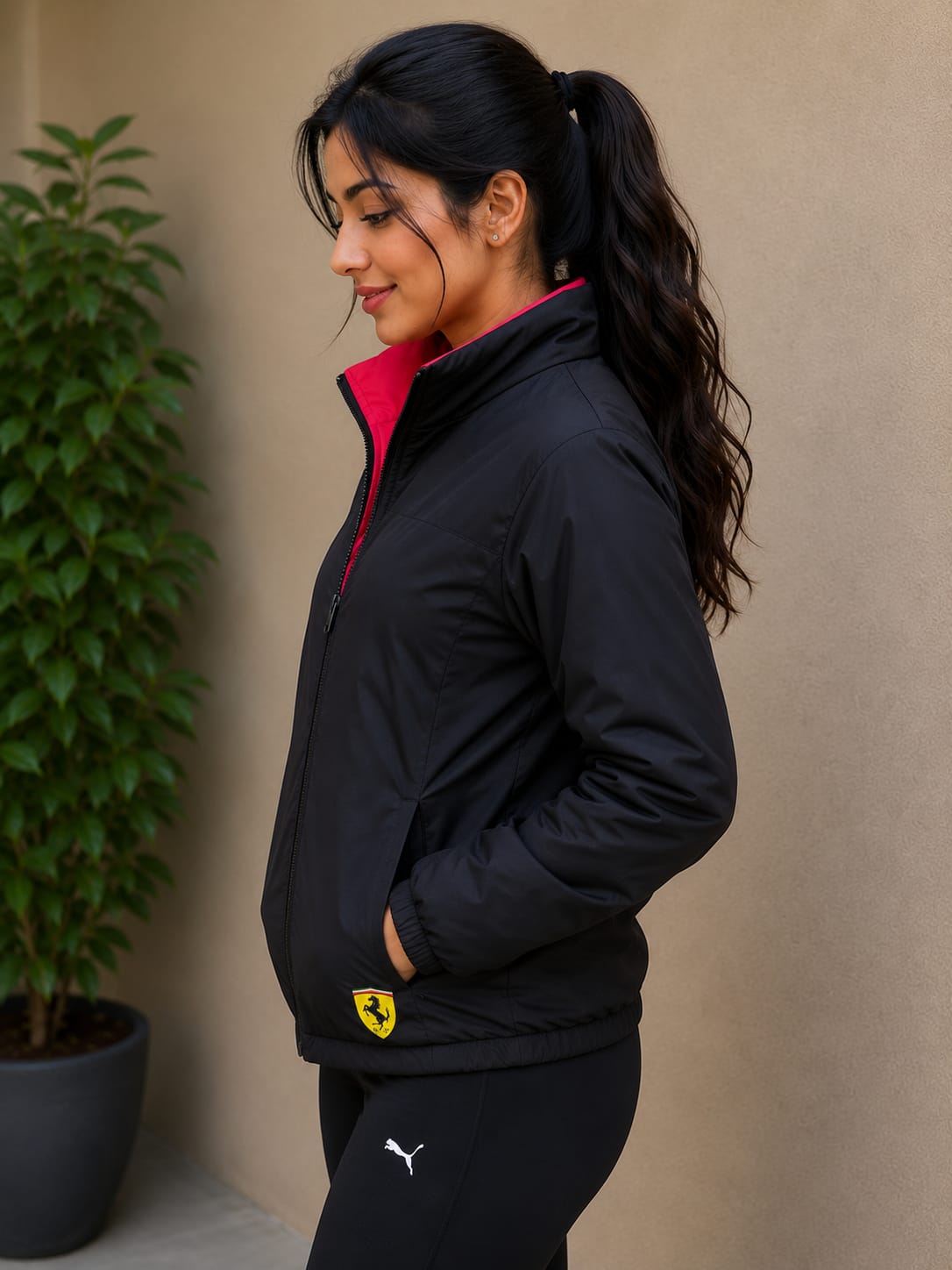 FULL SLEEVE HOODED BLACK COLOUR
