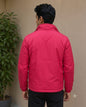 MENS FULL SLEEVE HOODIES BLACK WITH PINK COLOUR