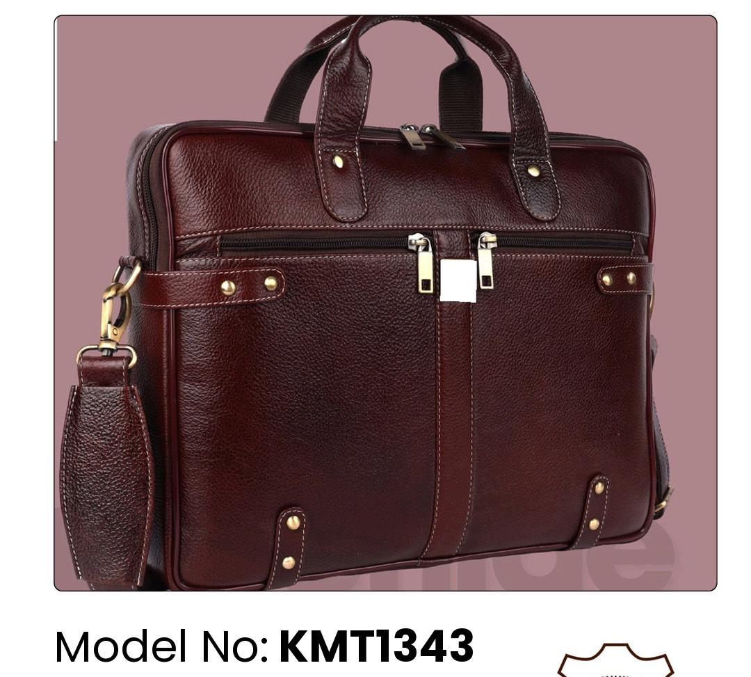 LEATHER BAG FOR OFFICE USE PREMIUM BROWN COLOUR