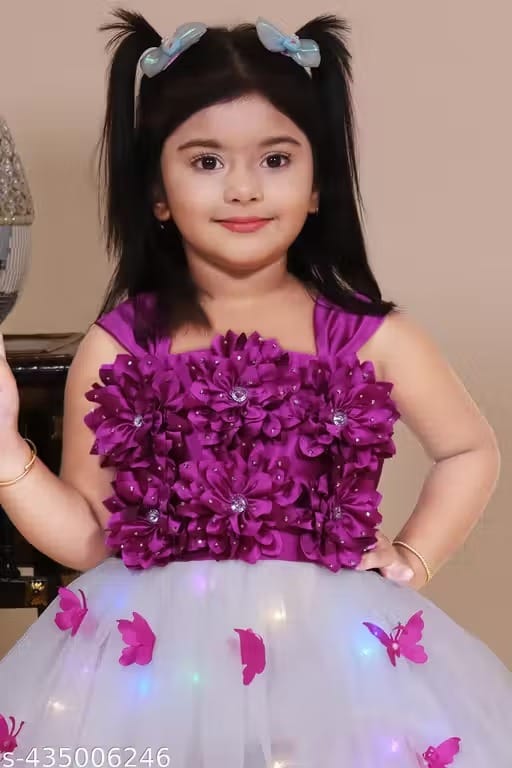 GIRLS PARTY WEAR FANCY FROCK