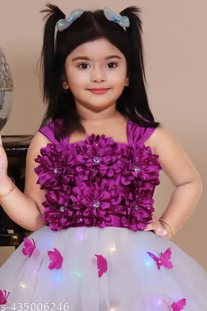 GIRLS PARTY WEAR FANCY FROCK