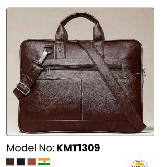 LEATHER BAG FOR OFFICE USE PREMIUM BROWN COLOUR