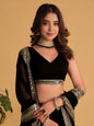 AAGAM PRETTY WOMEN LEHENGA BLACK COLOUR